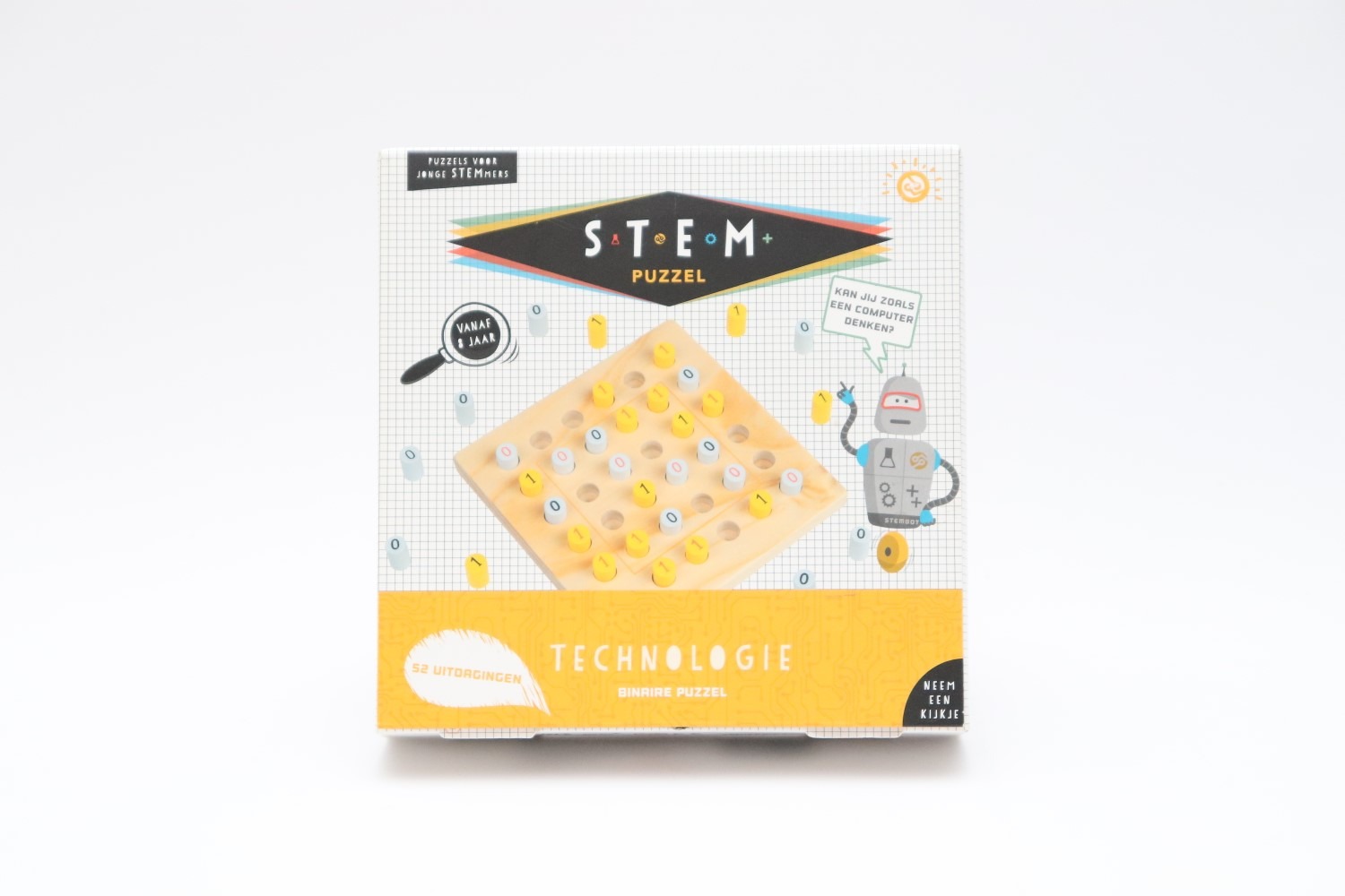 STEM puzzel - techonologie binaire puzzel - Spellen - edukleuter-outlet