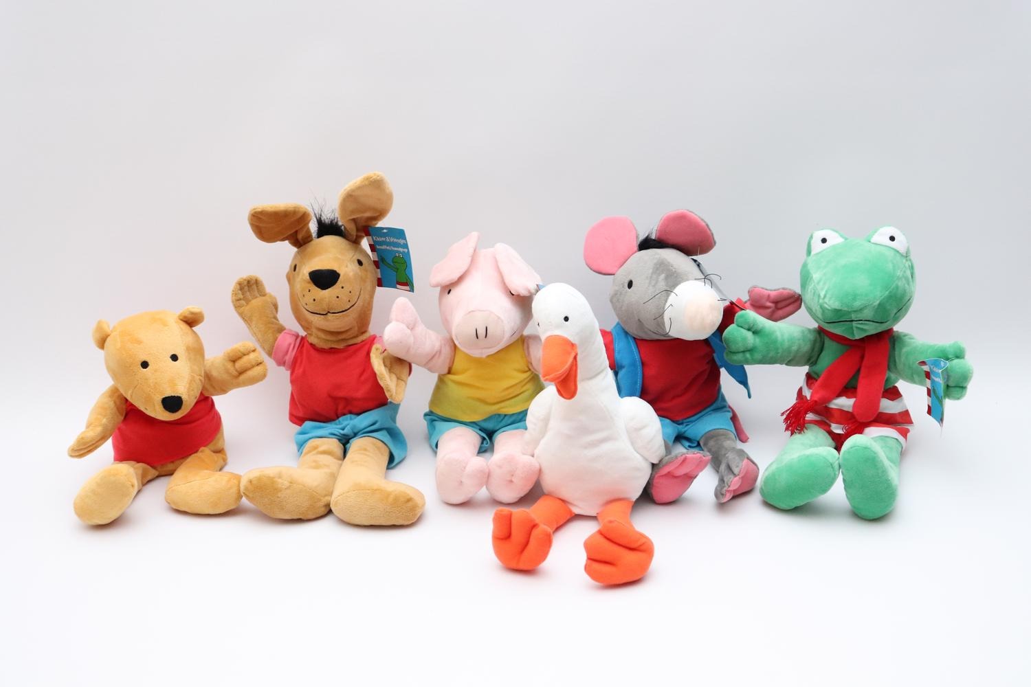 boom inch Absorberend Handpoppen Kikker en zijn vriendjes (grote versie) - Knuffels / Handpoppen - edukleuter-outlet boom inch Absorberend Handpoppen Kikker en zijn vriendjes (grote versie) - Knuffels / Handpoppen - edukleuter-outlet