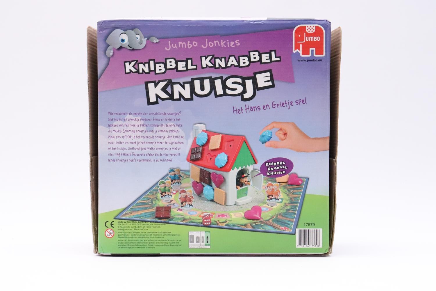 Spel Knibbel Knabbel Knuisje, het snoepjesspel van Hans & Grietje