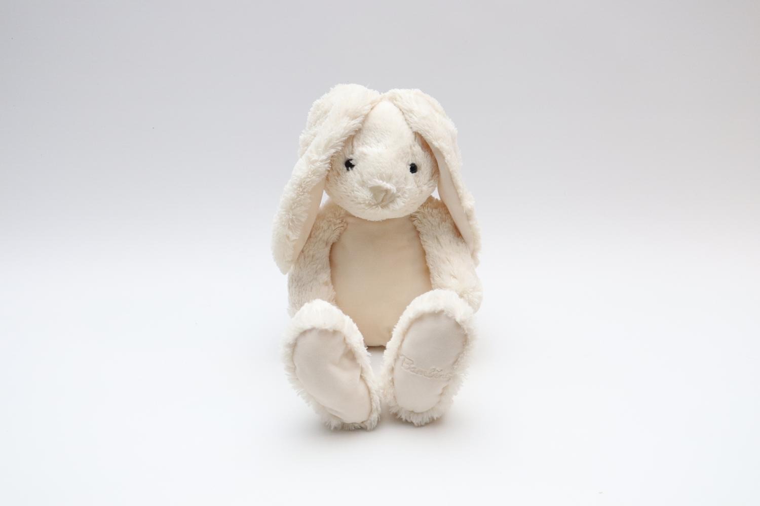 Ontdek graven Een zin Bambino knuffel wit konijn - Knuffels / Handpoppen - edukleuter-outlet