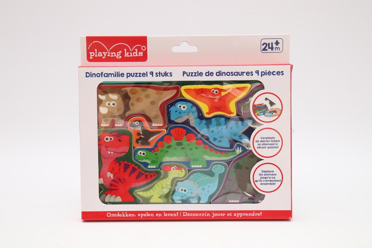 Uitreiken Getalenteerd Evacuatie NIEUW - Bouwpuzzel dino's 9 stuks - Puzzels / Spellen - edukleuter-outlet